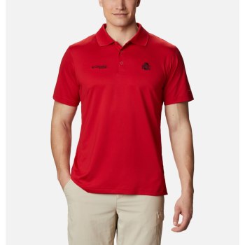 Columbia Collegiate Skiff Cast - Ohio State, Polo Rojos Para Hombre | 671985-DZG